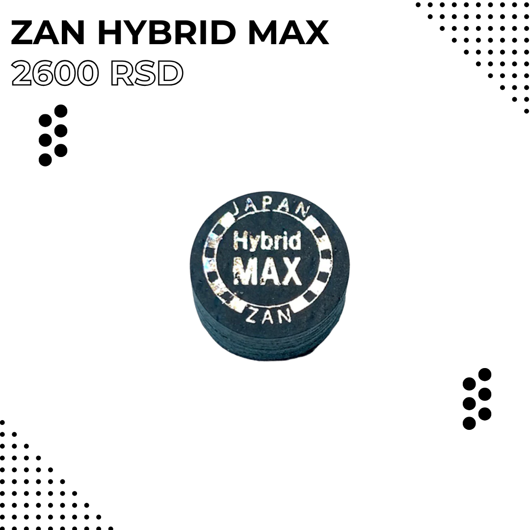 Zan Hybrid Max Medium 14mm Kapica - Bilijar Oprema
